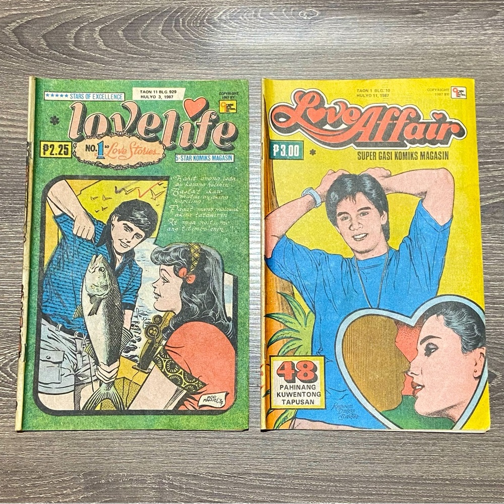 VINTAGE 1987 LOVE LIFE/AFFAIR Filipino Comics Komiks Magasin From Philippines